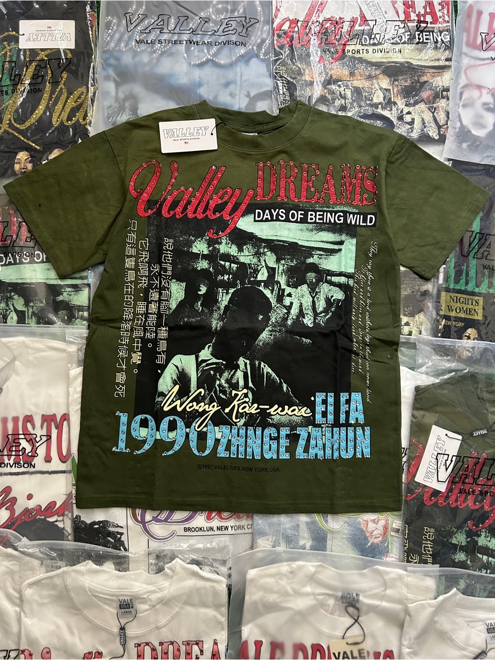 Dreams 'Days of Being Wild' Graphic Tee - Olive Green